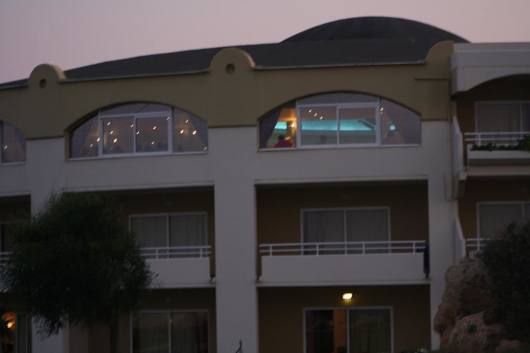 Restaurant von Aussen  Hotel Kalithea Mare Palace