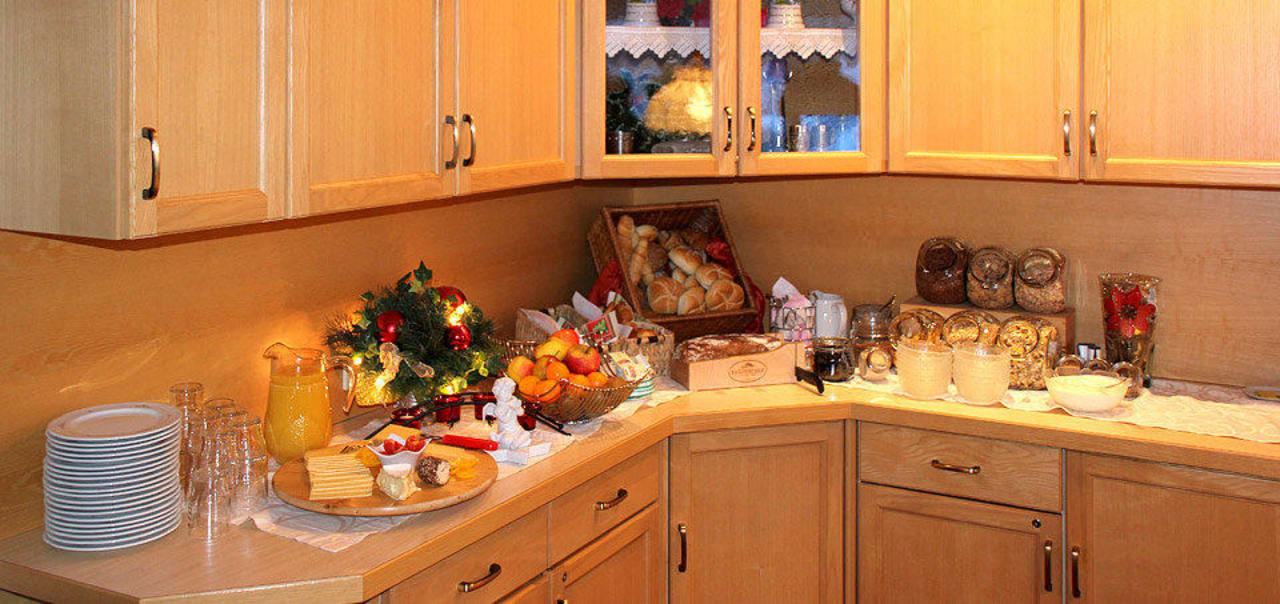 Frühstücksbuffet Pension Bergland