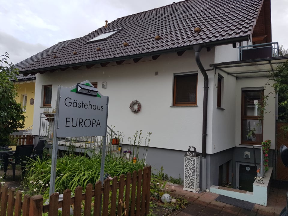 Außenansicht Gästehaus Europa