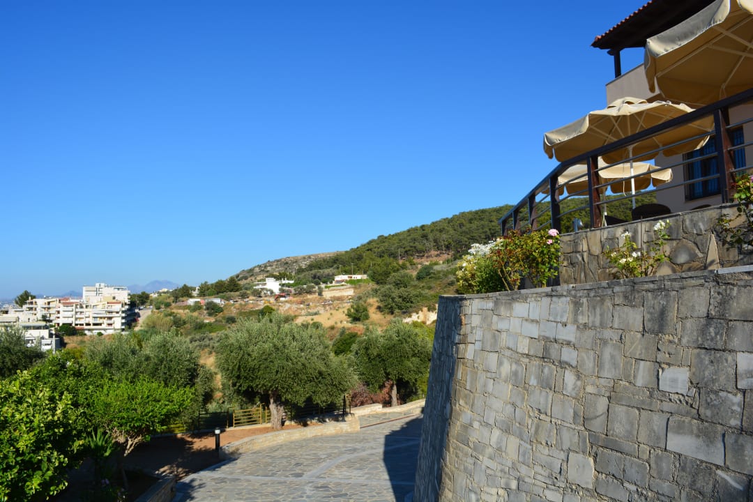 Gang zu den Nebenhäusern Hotel Forest Park