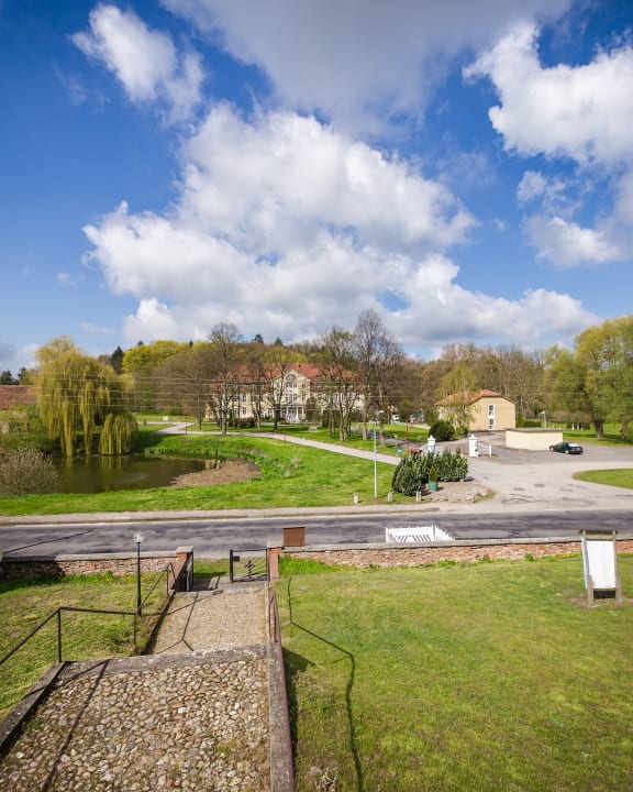 Ausblick Schloss Wulkow
