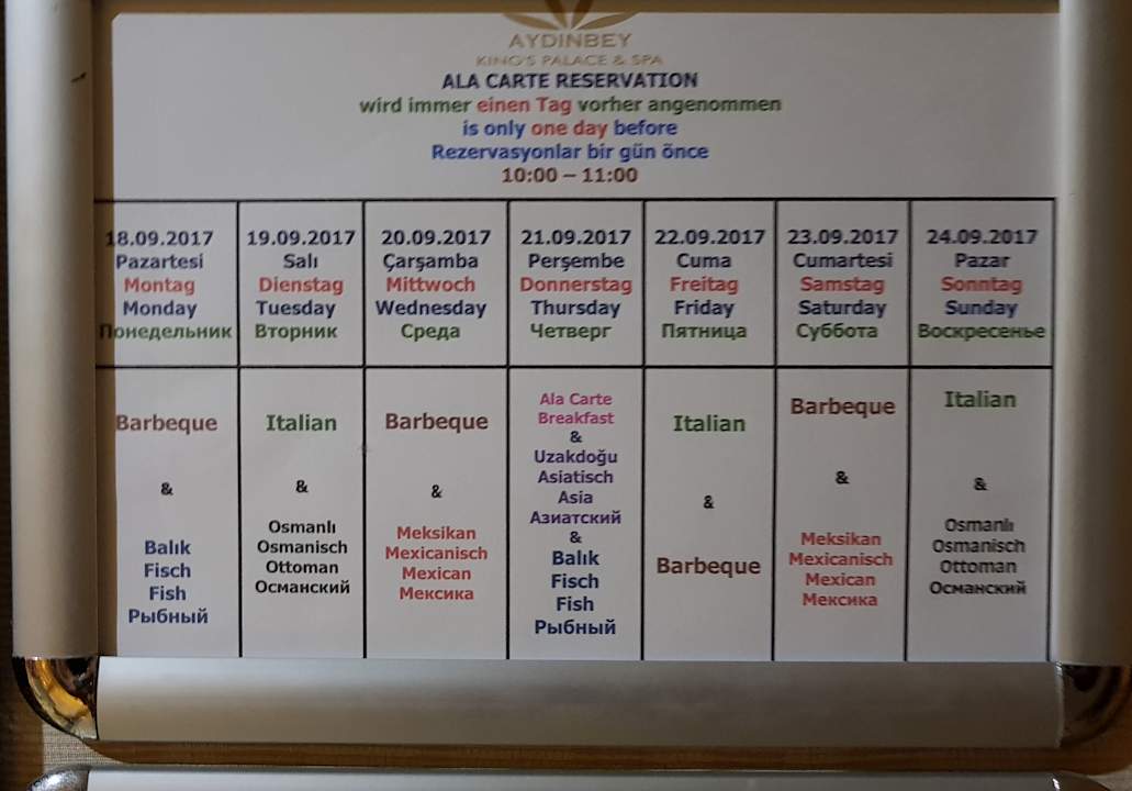 Restaurant Aydinbey Kings Palace & Spa