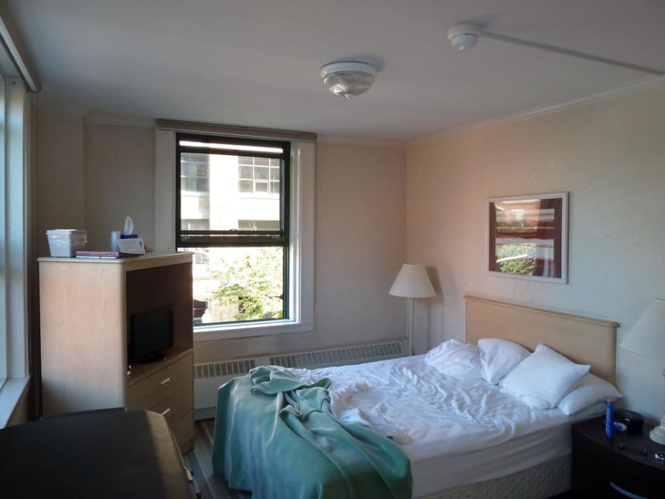 Doppelzimmer am Eck des Gebäudes Staypineapple at The Alise Boston