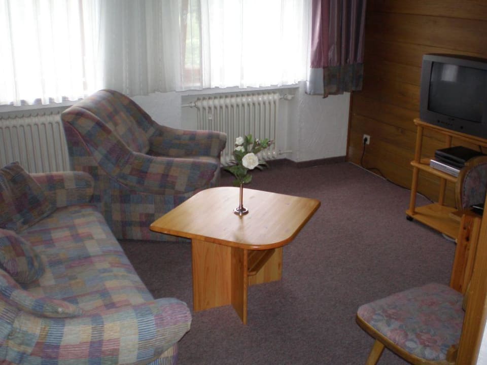 Wohnzimmer mit Sat-TV Berggasthof Kärntner Alm