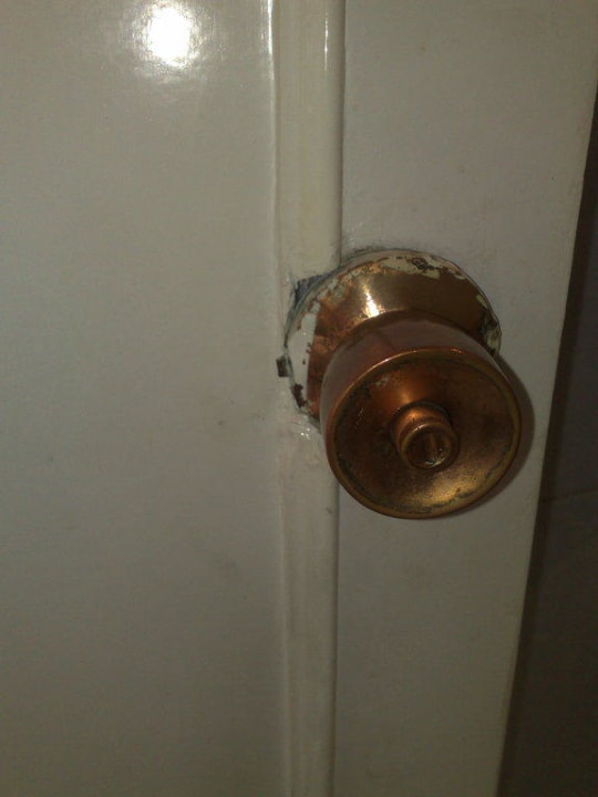 Türgriff im Bad Ghazala Beach