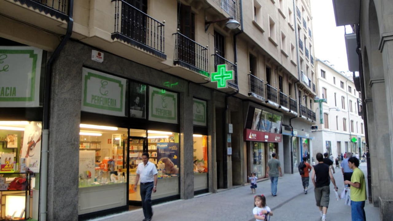 Außenansicht unseres Hostels Hostal Cristina