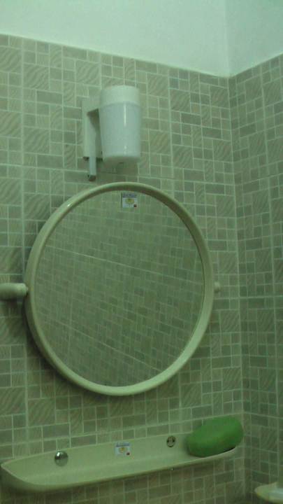 Licht oberhalb vom Spiegel Sakura Hana Gästehaus