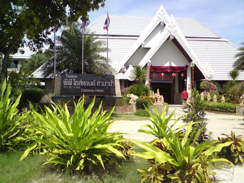 Hotel Eingang Phi Phi Island Cabana Hotel