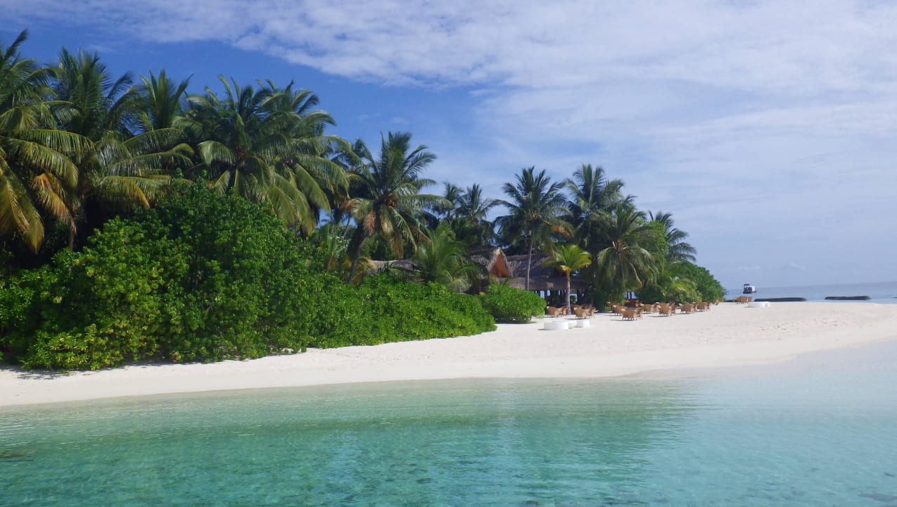 Zum Baden geeignet (Ostteil der Insel) Kuramathi Maldives