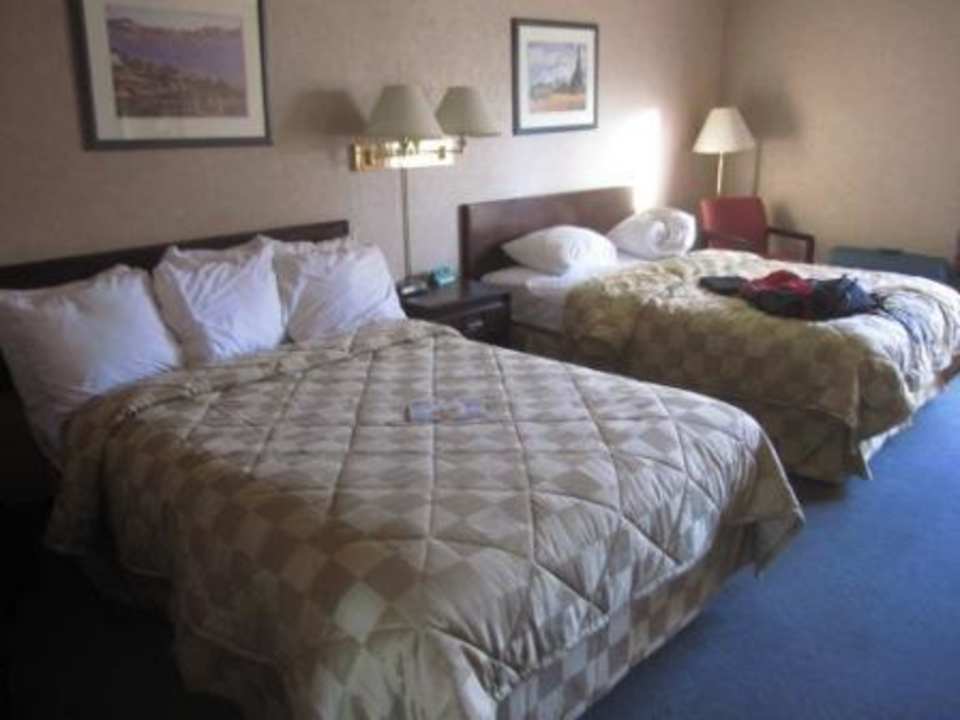 2 Queensizebetten: extrem günstig bei 4 Persomen Econo Lodge & Suites