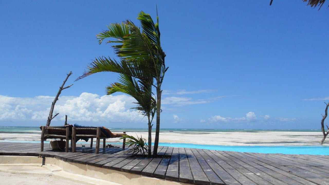 Pool und Strand Pongwe Beach Hotel