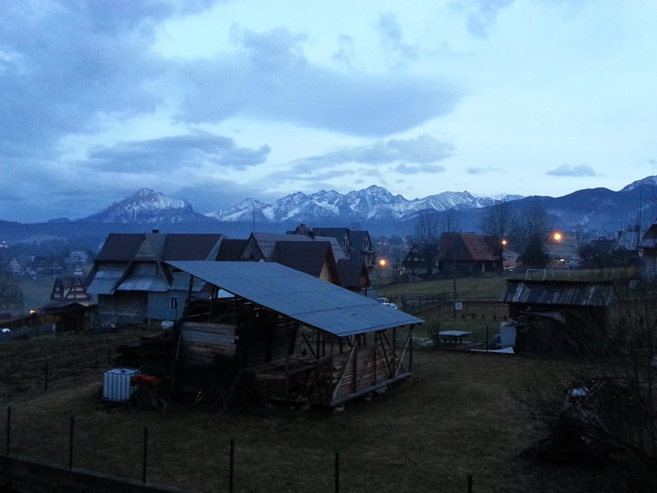 Widok z pokoju na tatry"U Aniołka" Dom Wczasowy U Aniołka