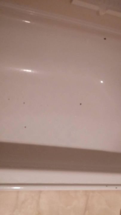 Beschädigte Badewanne geschätzte 100 Jahre alt Hotel Bayview Chateau Tongariro