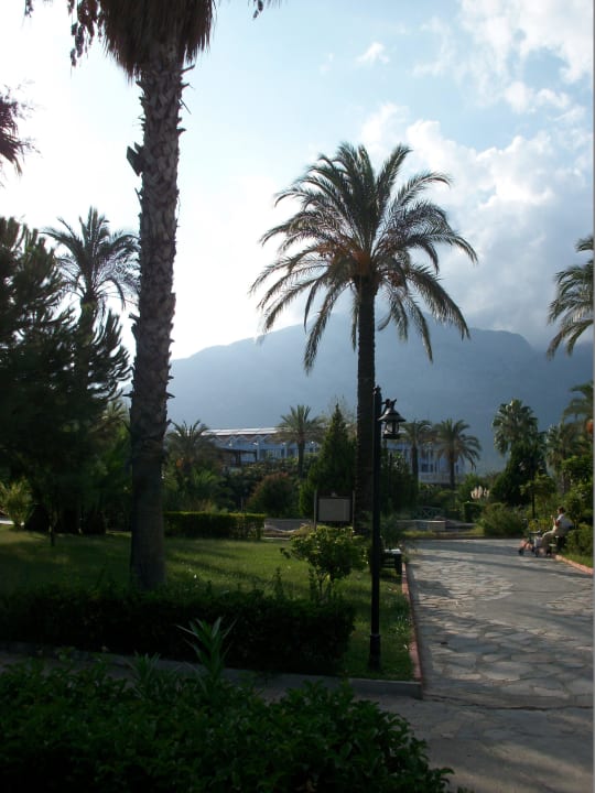 Weg durch denPark zum Strand Crystal De Luxe