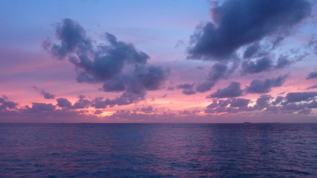 Sonnenuntergang Angaga Island Resort