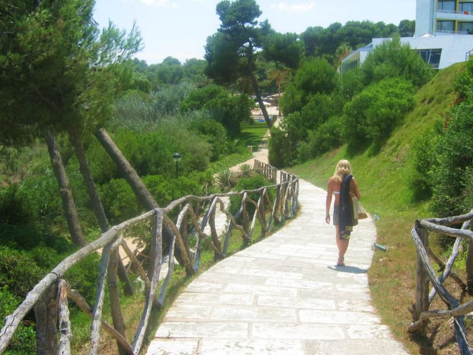 Der Weg zum Strand Hotel Exagon Park