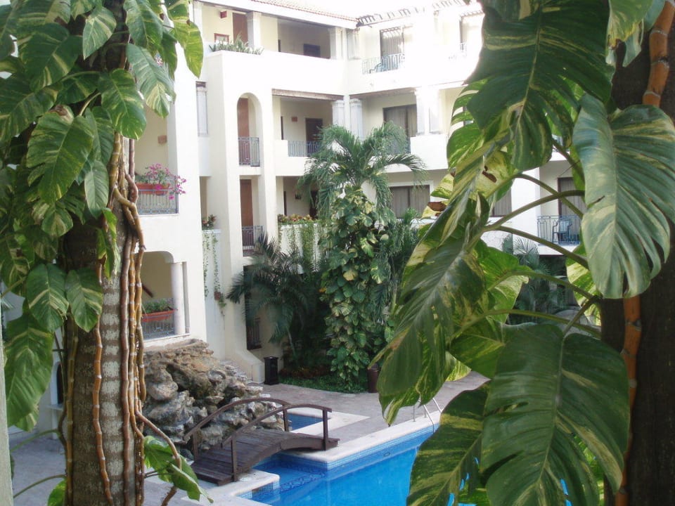 Widok z balkonu Adhara Hacienda Cancun