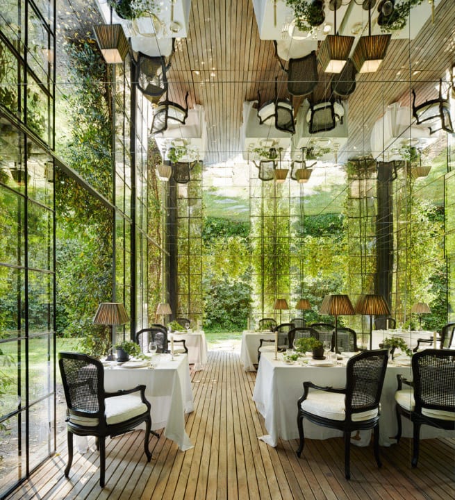 Das neue Esszimmer im Grünen Hotel Villa Irma