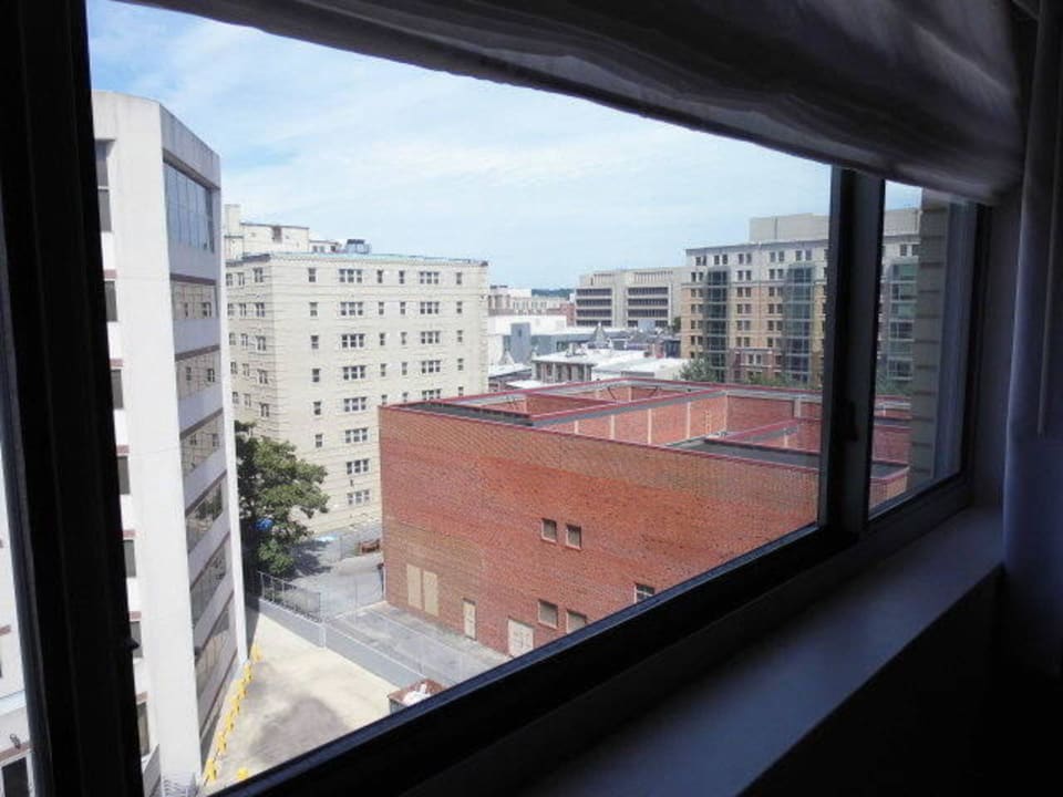 Blick aus dem Fenster Hotel State Plaza