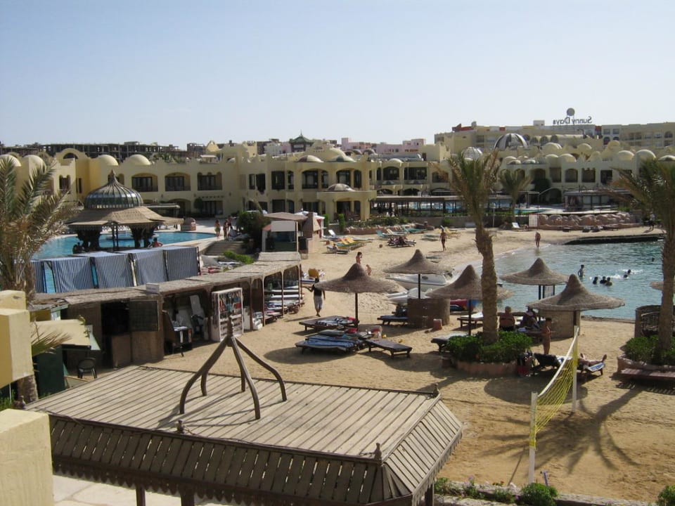 Blick links von unserem Balkon Sunny Days Palma De Mirette Resort & Spa