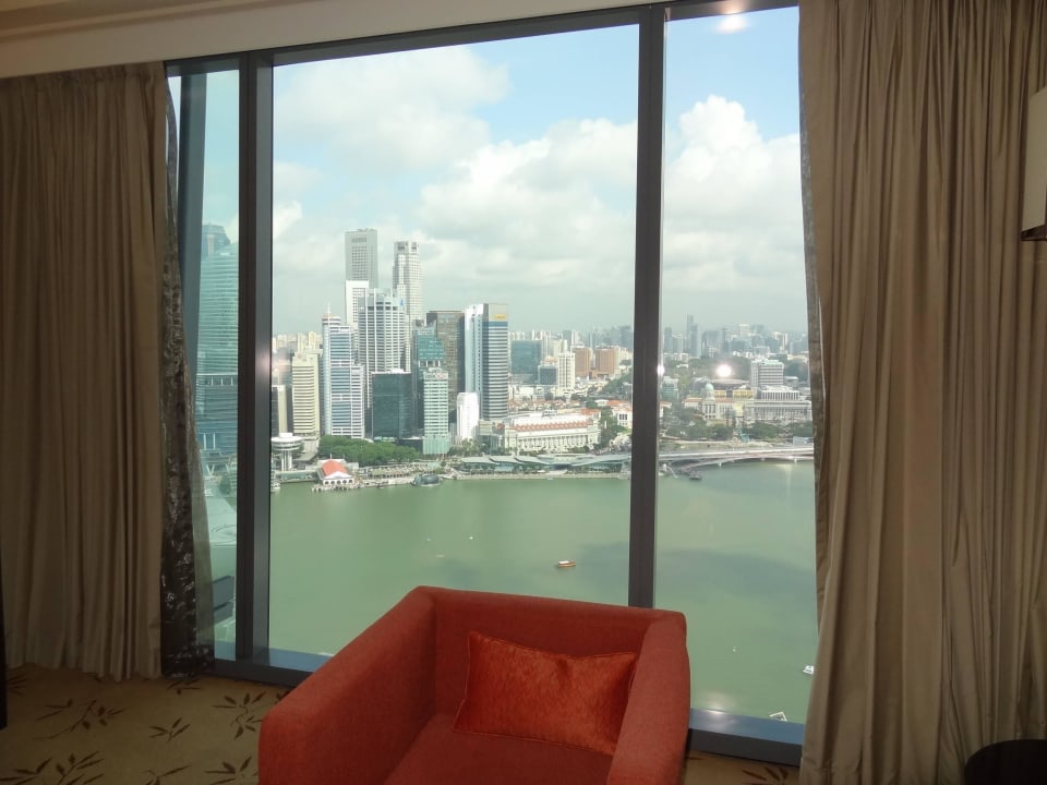 Aussicht aus Zimmer Nr. 4694 Marina Bay Sands