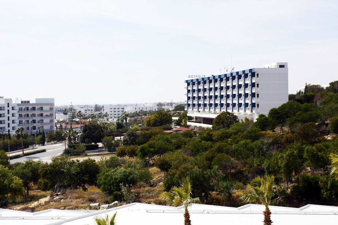 On the balcony Napa Mermaid Hotel & Suites