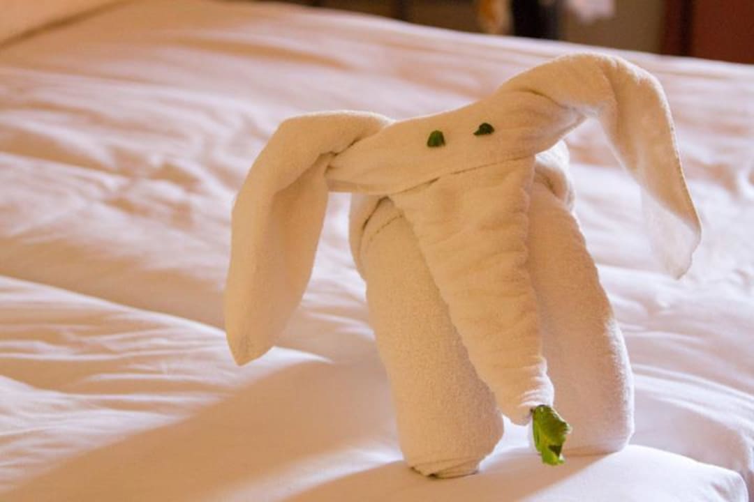 Überraschungstier mit Badetücher Jaz Makadi Oasis Resort