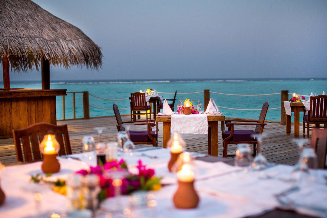 Romantic Restaurant Palm Beach Resort & Spa Maldives