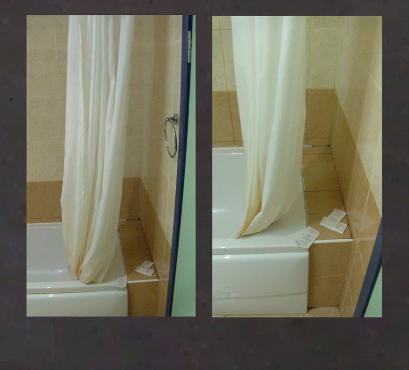 Bad vor und nach der Reinigung MPM Hotel Astoria