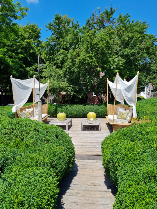 Gartenanlage Relais & Châteaux Taubenkobel