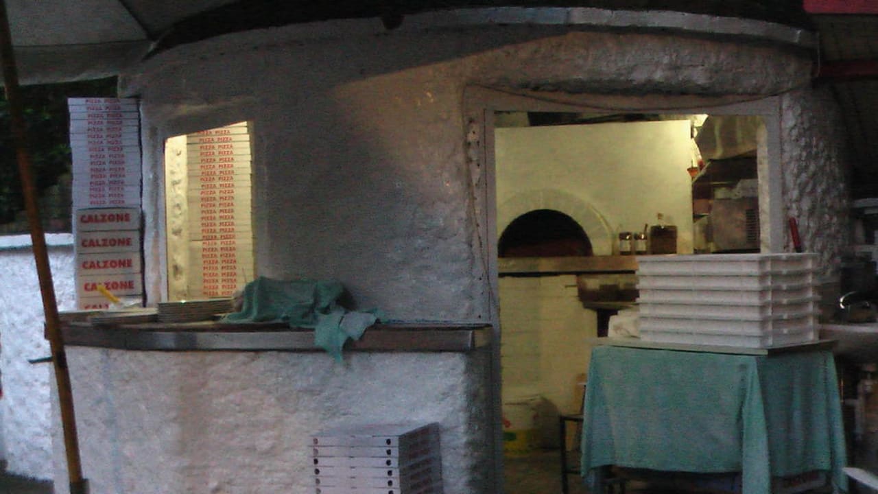 Der Holzpizzaofen Rosapineta Camping Village