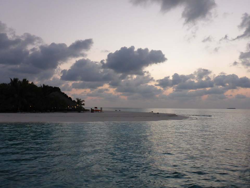 Nordspitze am Restaurant Meeru Maldives Resort Island