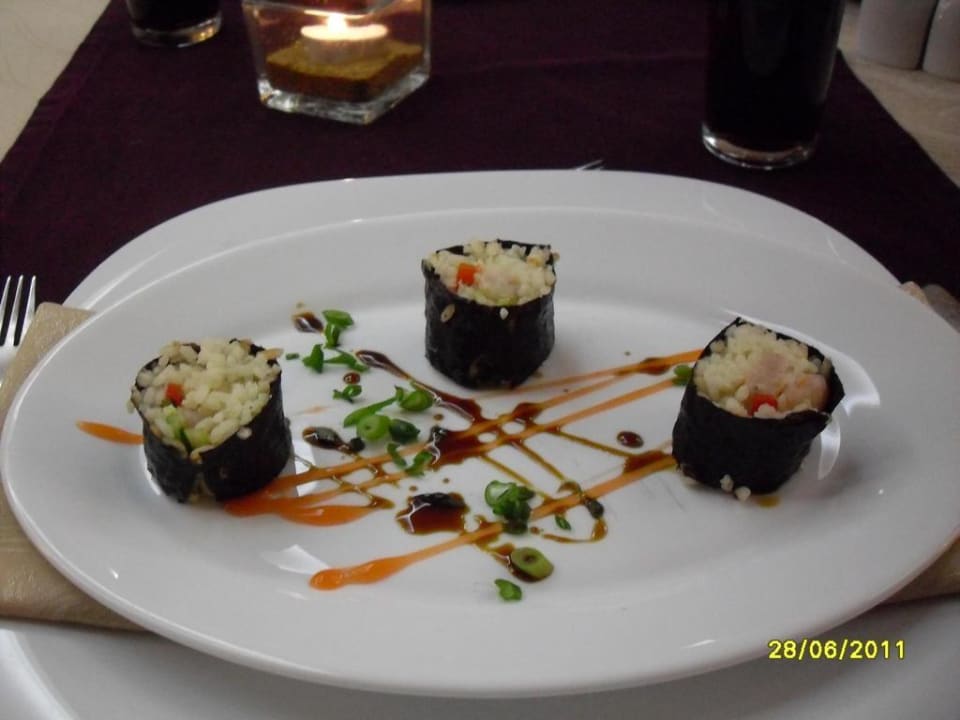 À la carte sushi Hotel Atlas