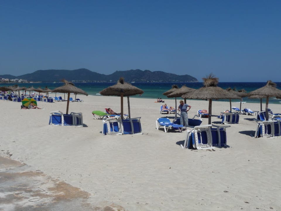 Strand,Meer direkt am Hotel Hipotels Dunas Cala Millor