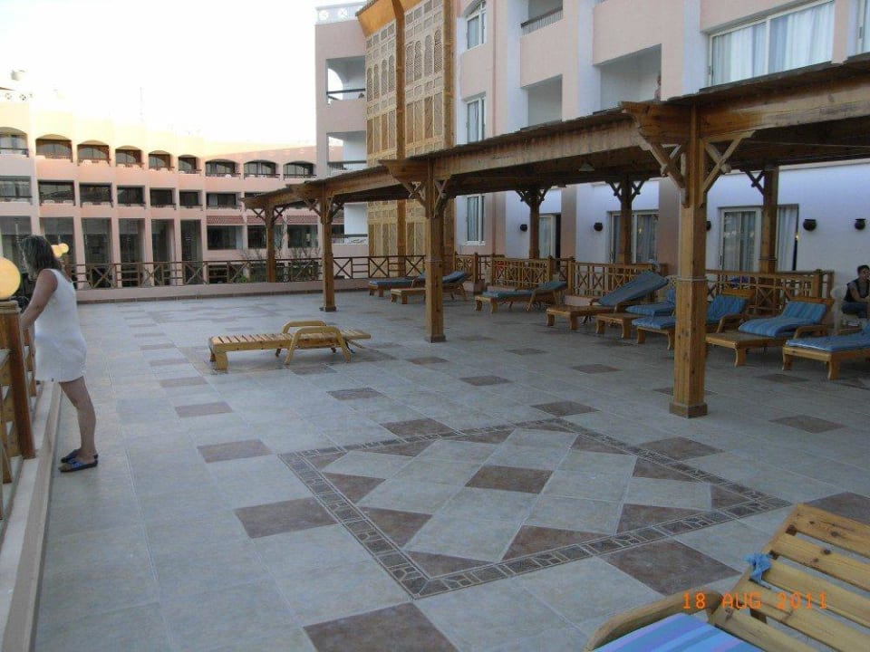 Balkon/ Terrasse von Zimmer 2029 Beach Albatros Resort