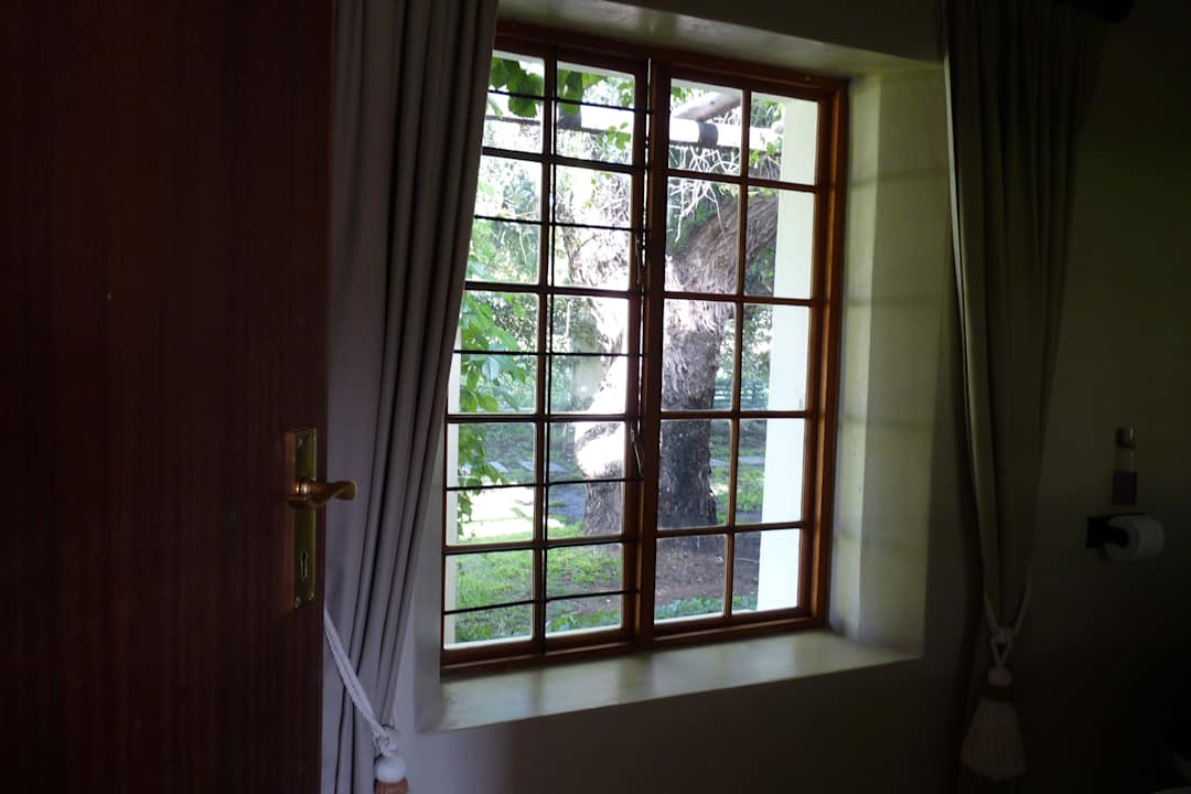 Blick aus dem Bad-Fenster Guesthouse The Thorntree Country House