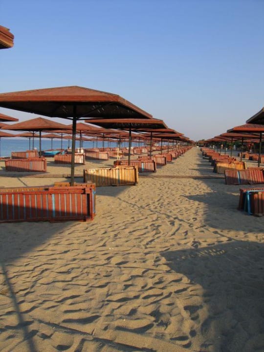Morgens am Strand Ali Bey Club