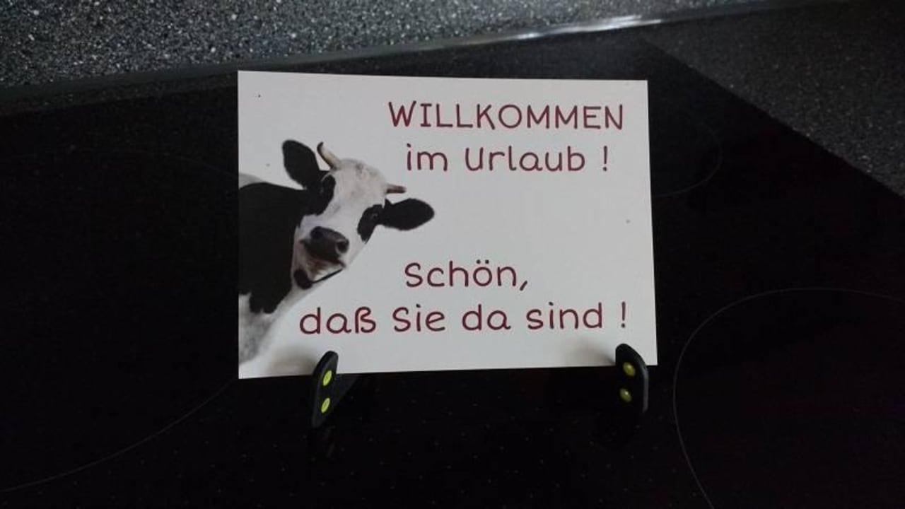 Ein Willkommensgruß Ferienhof Vennhof