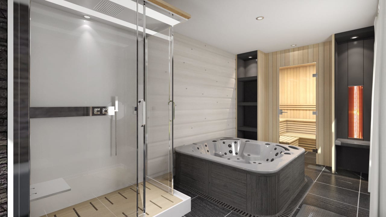 Badkamer Narvik luxe villa - Jan des Bouvrie Narvik HomeParc Mooi Zutendaal