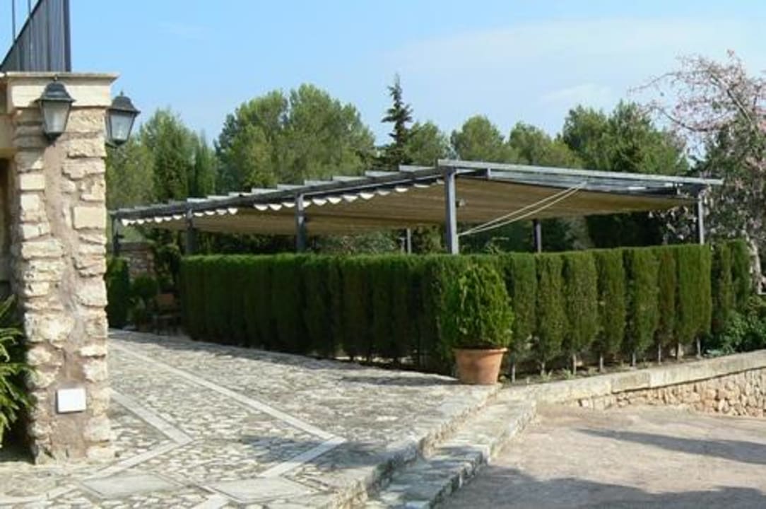 Dies war der Aussen-Frühstücksbereich Fincahotel Son Cardaix