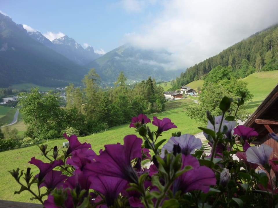 Wolken ziehen in das Tal Gasthof Gröbenhof