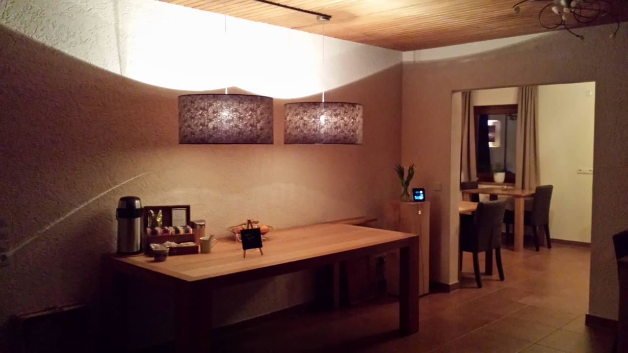 Speiseraum am Abendstunden Landhaus Meine Auszeit