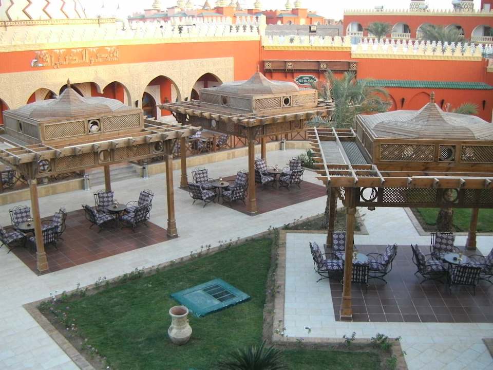 Außenbereich Restaurant Pickalbatros Alf Leila Wa Leila Resort - Neverland Hurghada
