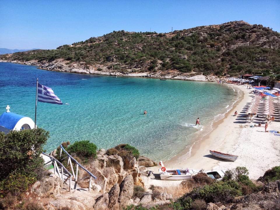 Klimataria beach 14km from Greenotel! GreenHill Holiday Suites Sarti