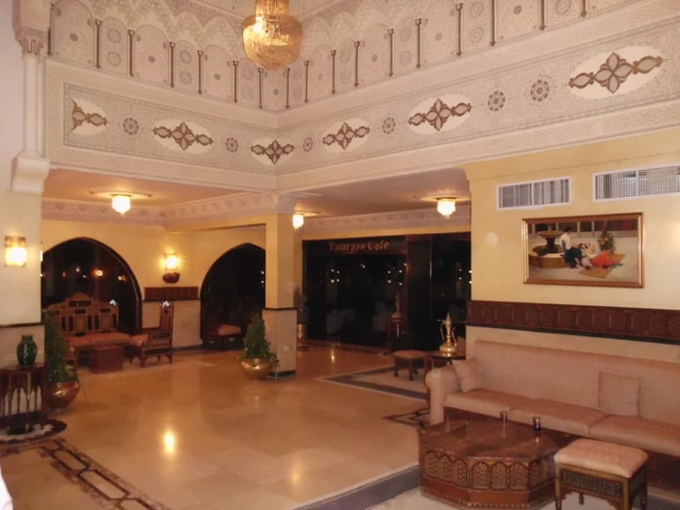 Lobby mit Rezeption Pickalbatros Alf Leila Wa Leila Resort - Neverland Hurghada