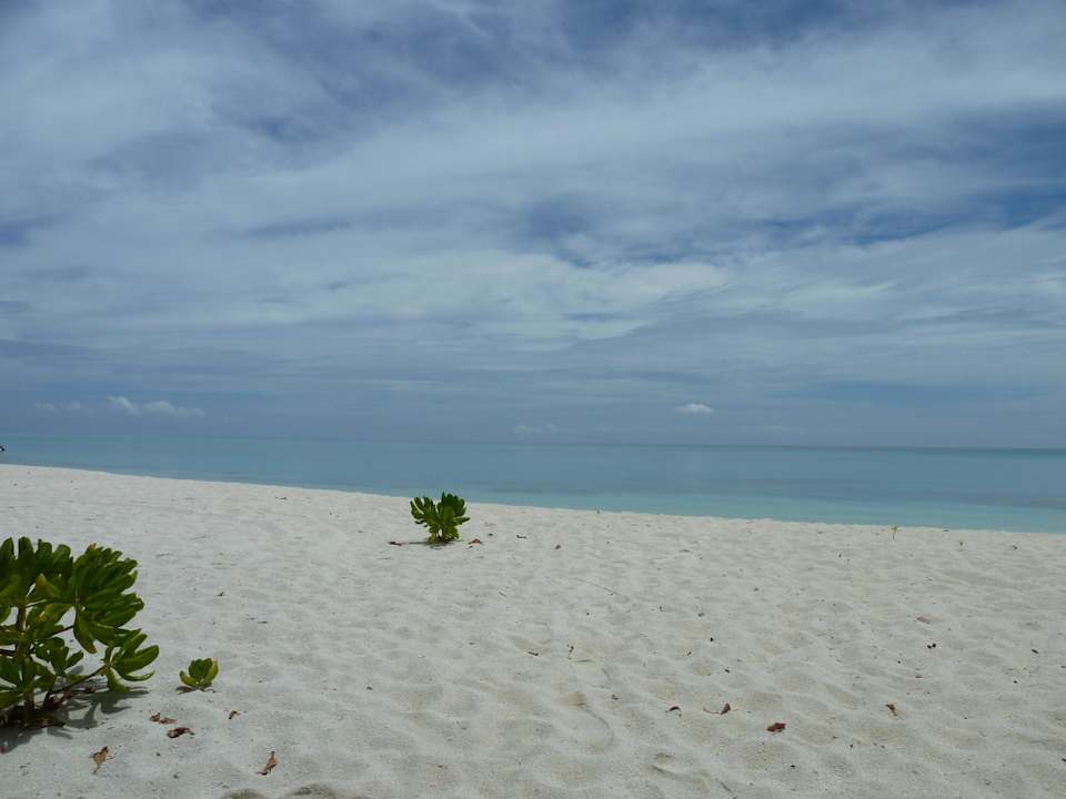 Strand hinter dem The Reef Restaurant Kuramathi Maldives