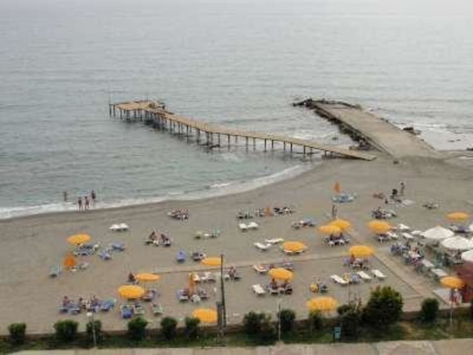 Beach taken from roof Grand Kaptan