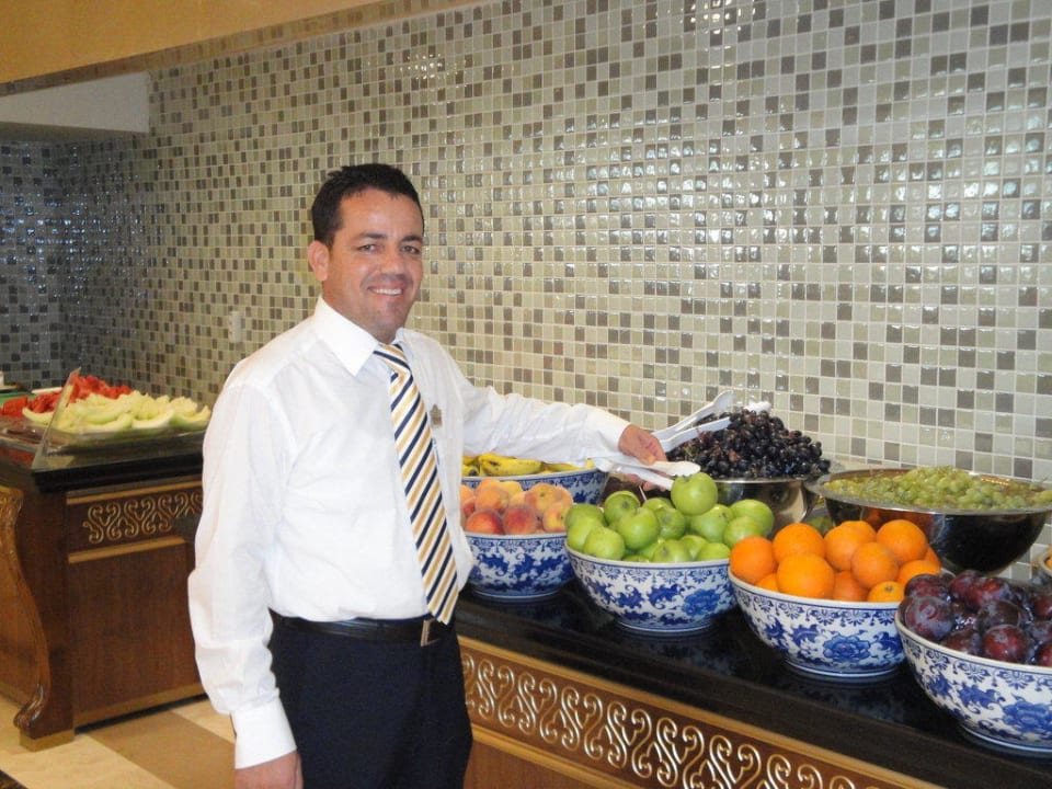 Unser lieber Ahmet und Chefkoch Dogan Diamond Excellence Resort & Spa
