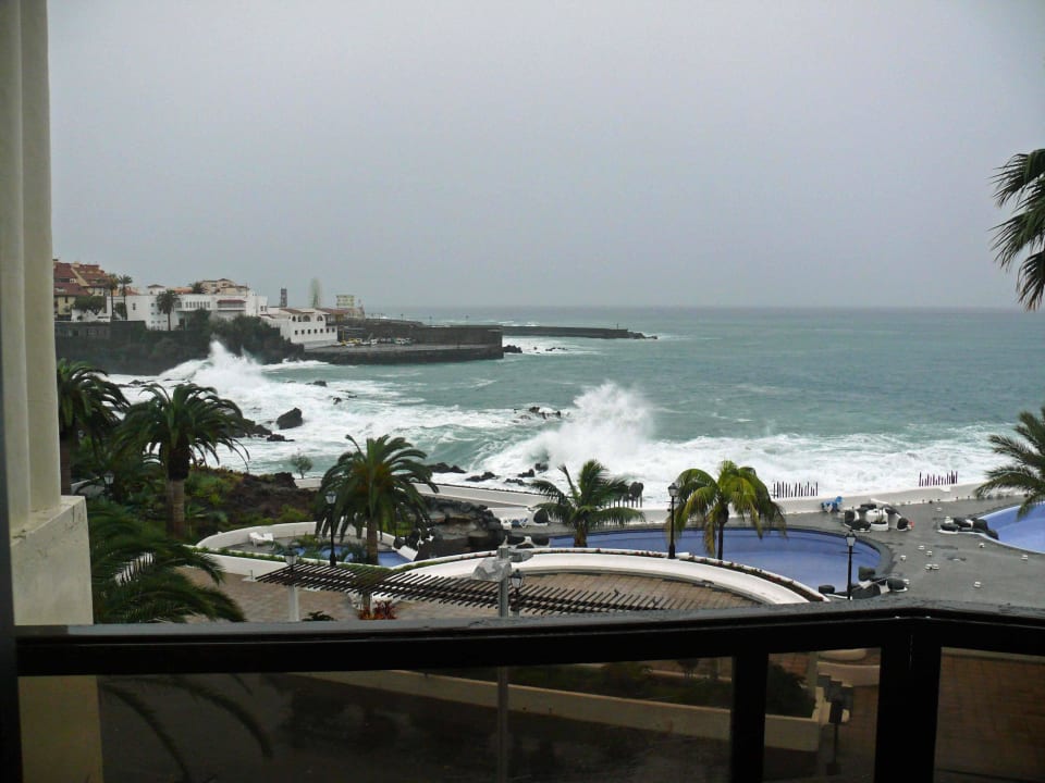 Blick vom Balkon 2. Etage Hotel ValleMar