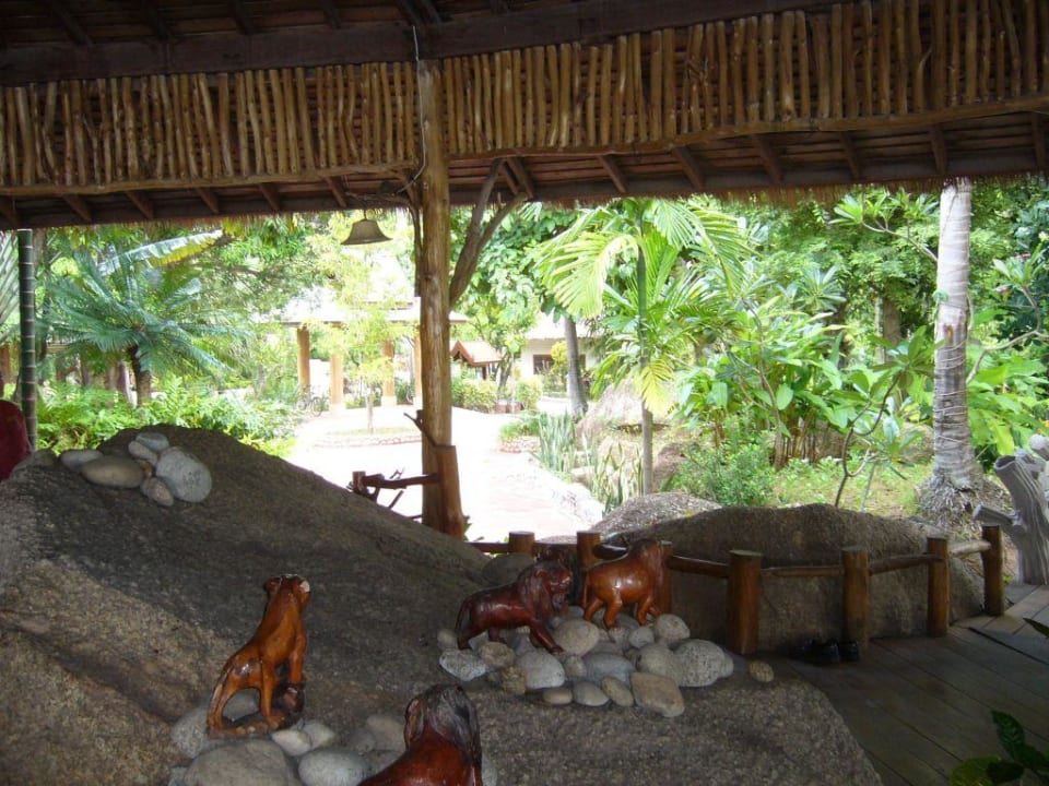 Blick vom Frühstücksrestaurant Panviman Resort Koh Phangan